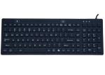 IP68 Antivirus Waterproof Washable Medical Keyboard with 12 Function Keys and