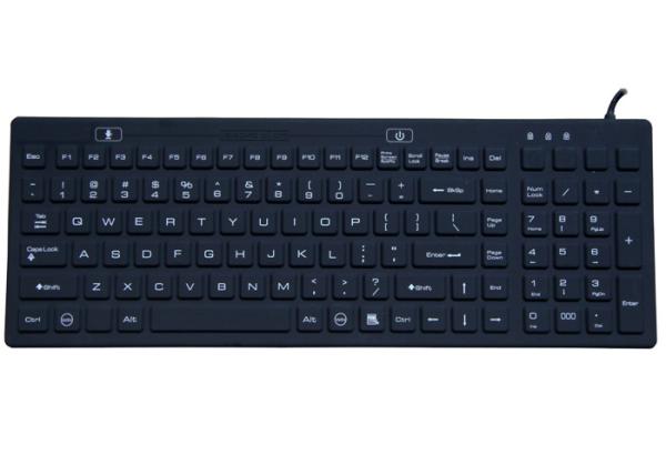 Quality IP68 Antivirus Waterproof Washable Medical Keyboard with 12 Function Keys and Numeric  Keypad for sale
