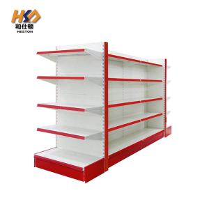 China Supermarket Store Shelf Convenience Store Gondola Rack Display Steel Groceries Shelves on sale