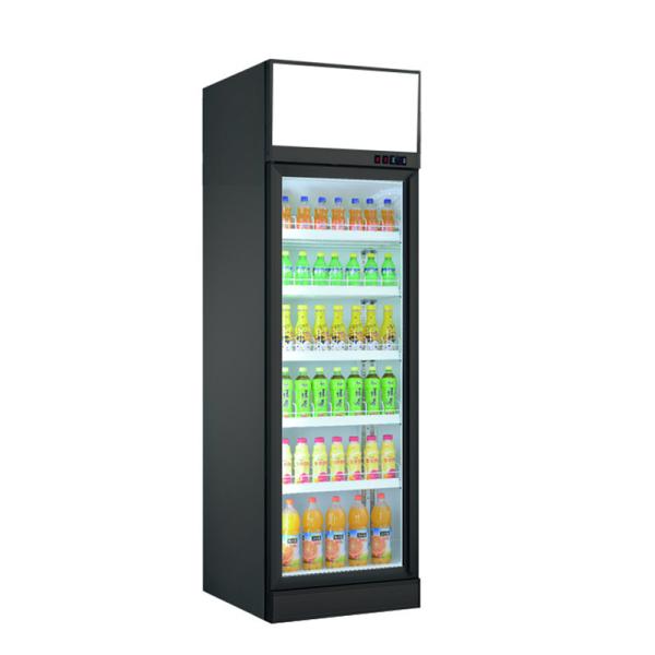 Quality Supermarket Refrigerated Showcase Commercial Cold Drink Refrigerator Upright Display Glass Door Fridge for sale
