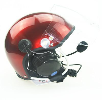 Quality Red PPG helmet/Paramotor helmet with full headset EN966 for sale
