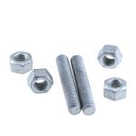 STUD BOLT ASTM A193 GR. B7 W/ 2 HEAVY HEXAGONAL NUTS ASTM A194 GR. 2H