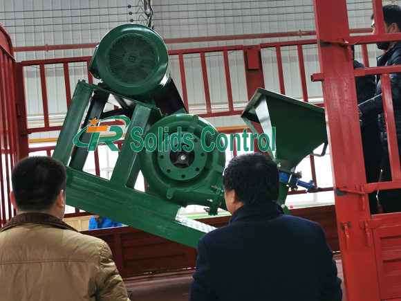 Oil drilling jet mud mixer TRSB5*4-14J Oilfield Drilling Jet Mud Mixer With Mixing Hopper And Centrifugal Pump