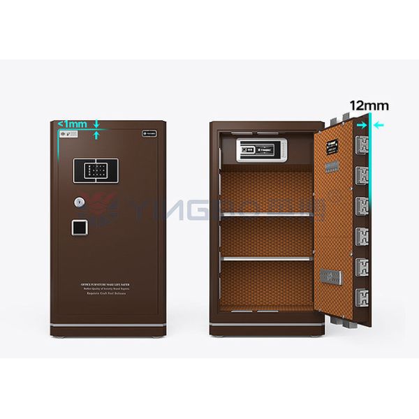 Smart Fingerprint Lock house safe box Made Of Solid Steel For Customized Protection Security YB/N6-100