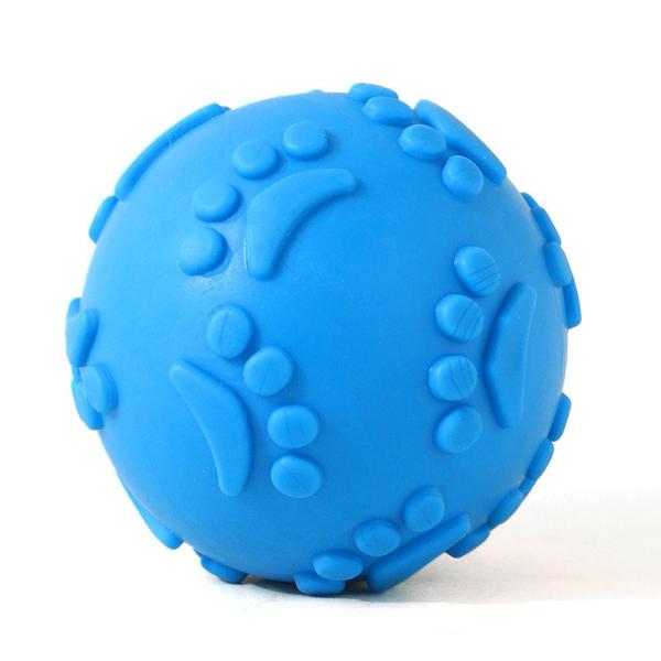 Quality Interactive Dog Ball Toy with Squeaker | Premium TPR Paw Print Chew Toy for Small to Large Dogs | Durable Pet Training Ball for Dental Health & Exercise
 for sale