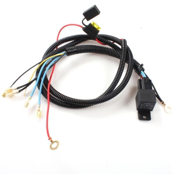 Quality Custom Motorcycle Vehicle GPS System 4pin Headlight Switch Connector Cable Assembly for sale