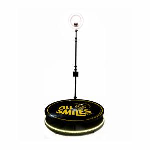 Customized 360 Video Photo Booth Equipment Rotating For Wedding
