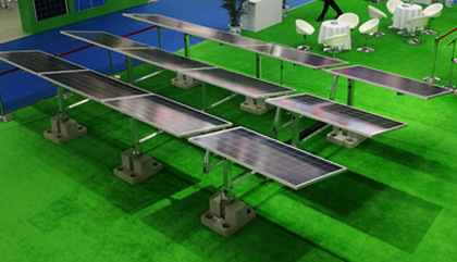 High Durability Solar Panel Mounting Structure , Rooftop Solar Mounting
