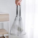 Offset Printing Clear 5 Pieces Roll Set Plastic Garbage Bag Custom Order from