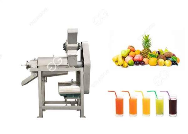 Quality Industrial Fruit Juice Making Machine , Spiral Squeeze Juice Extractor Machine for sale