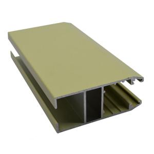 Buy cheap Beige Powder Coating T8 Aluminum Sliding Section product