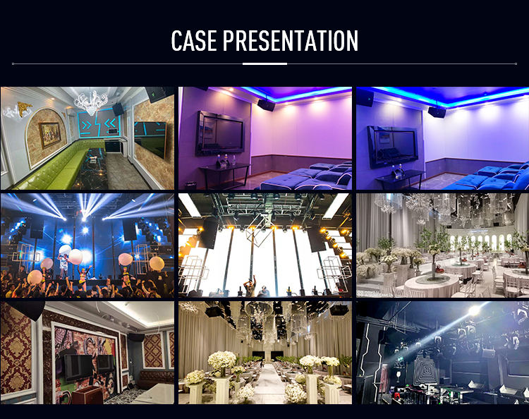 Waterproof Powered Column Array Speakers active Column Array Pa System