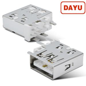 Buy cheap SMT 90 Angle Mini USB Connector , Usb 2.0 Female Connector Solder Type product