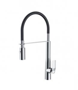 Buy cheap Modern Single Lever Chrome Brass Kitchen Sink Faucets OEM product