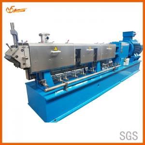 China Blue Granulating Compounding Twin Screw Extruder Machine ISO9001 Certification on sale