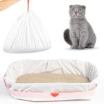 Custom Order Accepted Jumbo Kitty Litter Box Liners with Drawstring Closure in