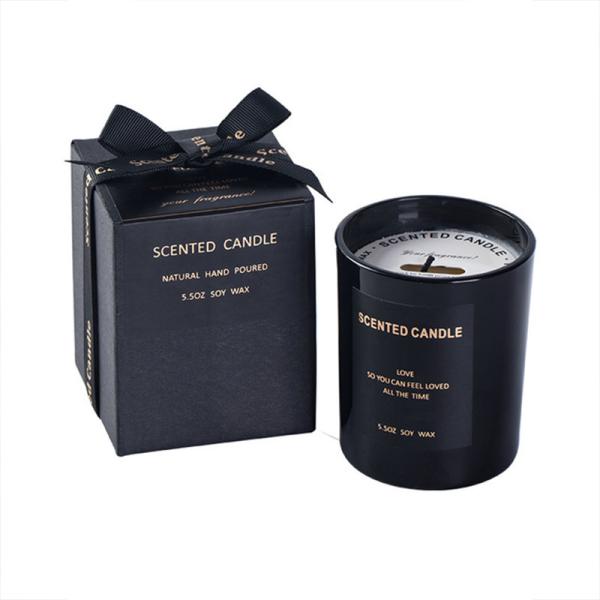 Quality carmine suede Vegan Soy Candles , Tapered long lasting scented candles for sale