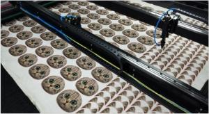 Buy cheap Custom Automatic Cloth Cutting Machine , Printed Toy Laser Cutting Machine product