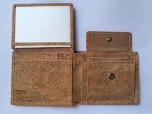 Buy cheap New style men cork wallet with coin box and card screen product