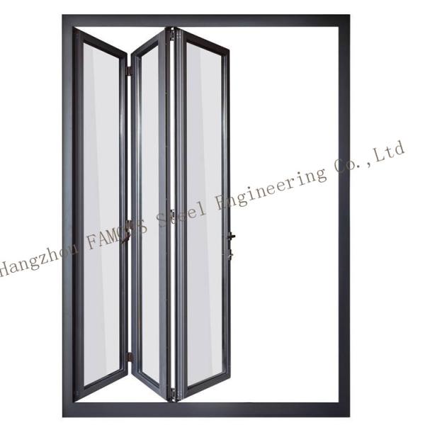 Quality 55 60 Series Aluminium Frame Glass Window , PVDF Aluminium Double Glazed Windows for sale