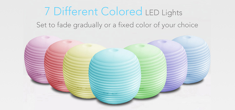 7 Color Changing Cool Mist Humidifier Essential Oil Diffuser