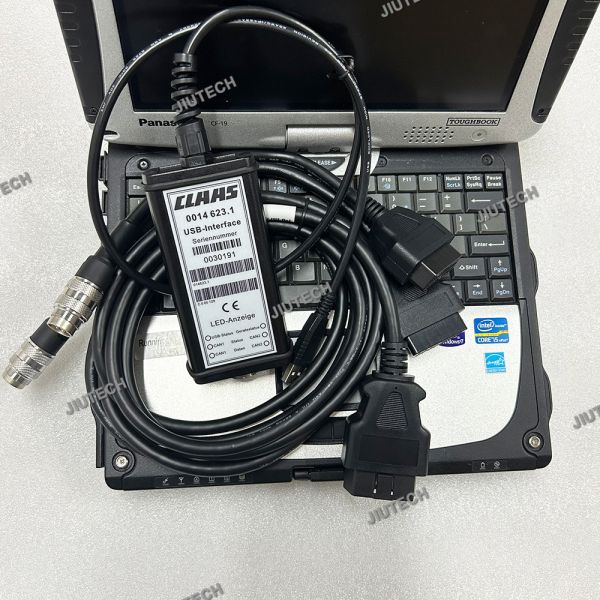 Agricultural Machinery Diagnostic Scanner Claas Canusb Cds 7.5.1 Metadiag Webtic Class Scanner Tools+Xplore tablet