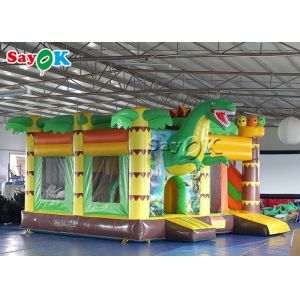 Commercial Dinosaur Party 5.3x5x3.4mH Inflatable Bouncer Slide