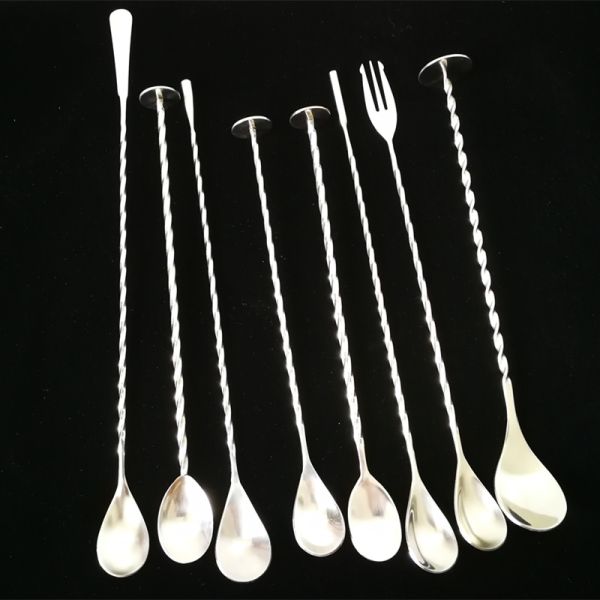 Multi - Function Long Bar Stainless Steel Spoon Stirrer Bar Accessories