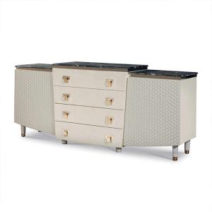 Buy cheap 17.7in Sideboard Buffet Console Table 1.5m Matted 4 Drawer product
