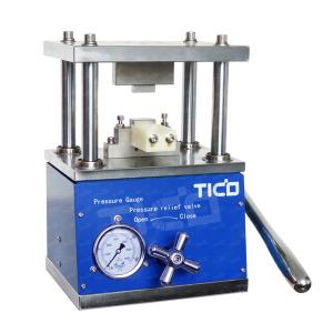 China Ox-horn Supercapacitor Manual Riveting Machine on sale