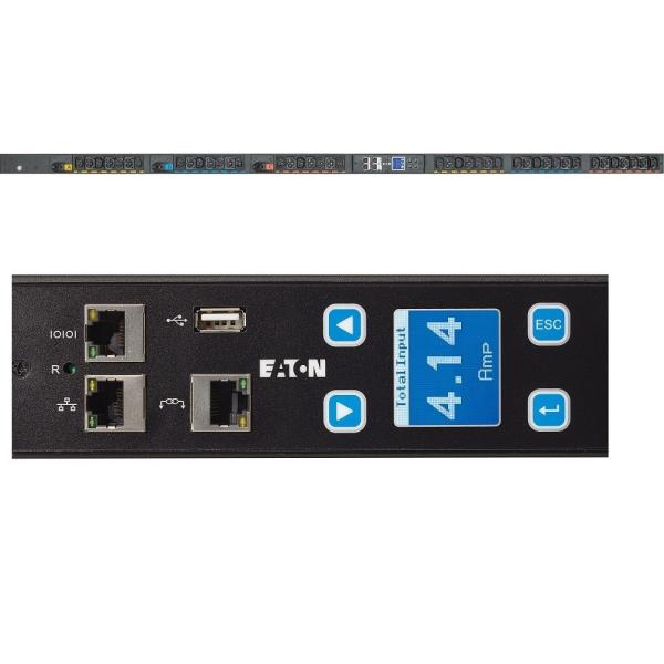 Quality 16A Derated AMP 1U PDU For Power Data Center EATON EFLXB00H FLEXPDU BASIC C14 10A 1P 8XC13 for sale