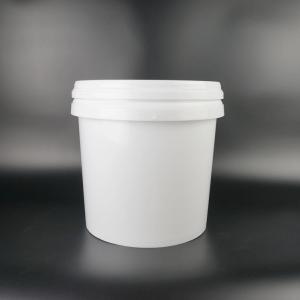 Stackable Recyclable Plastic Oil Bucket Polyethylene White 20l Bucket