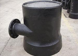 China Casting Ductile Iron Pipe Fittings Socket Spigot Level Invert Tee Flange Connection on sale