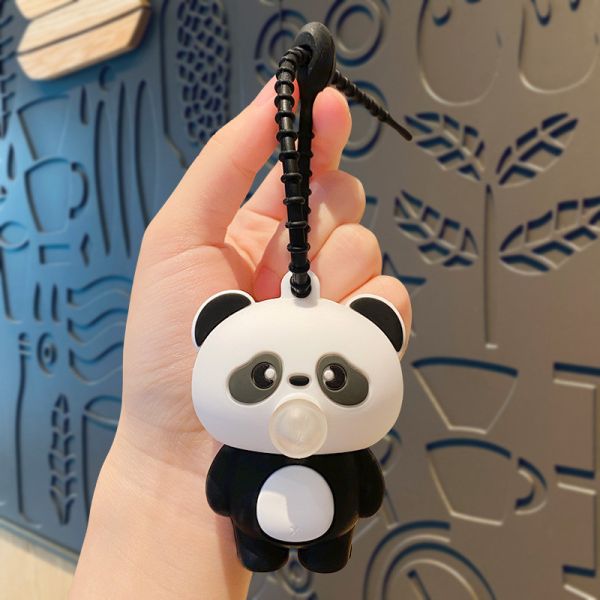 Soft Silicone Cartoon Keychain Perfect Accessory for Women's Wristlets