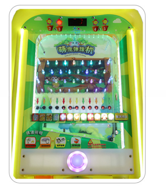 Children Pinball Amusement Game Machine Coin Operation For Fun Entertainment