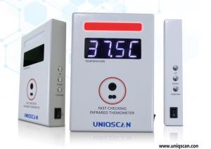 Buy cheap Voice Alarm Warning Contactless IR Thermometer Measurement Three Color Display product