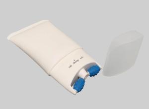 Cleansing Soft Special Applicator Tubes Custom Logo Massage Roller Head Plastic Flat