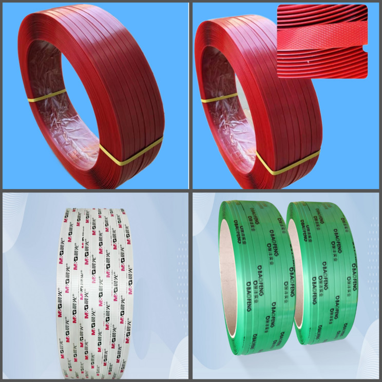 Green Color PET Packaging Strap Manual Use And Machine Use 9-25mm