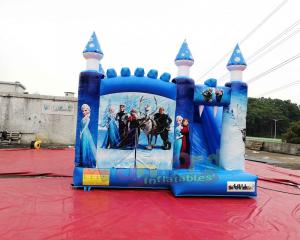 Buy cheap Frozen Inflatable Bouncer Slide Jumping Castle Combo 1 Year Guarantee product