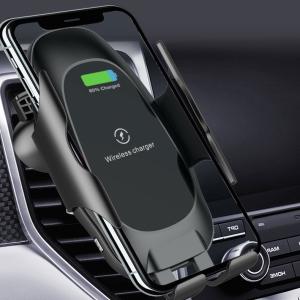 Buy cheap 10W Fast Charging Qi Car Wireless Phone Charger Automatic Clamping product
