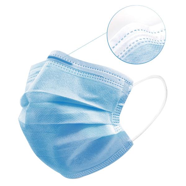 Quality Anti Flu Disposable Medical Mask 3 Layers PP Non Woven Standard Earloop Face Mask for sale