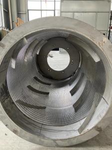 Solid Liquid Separation Rotary Drum Screen 0.25Mm - 3Mm Opening Municipal Industrial Wastewater