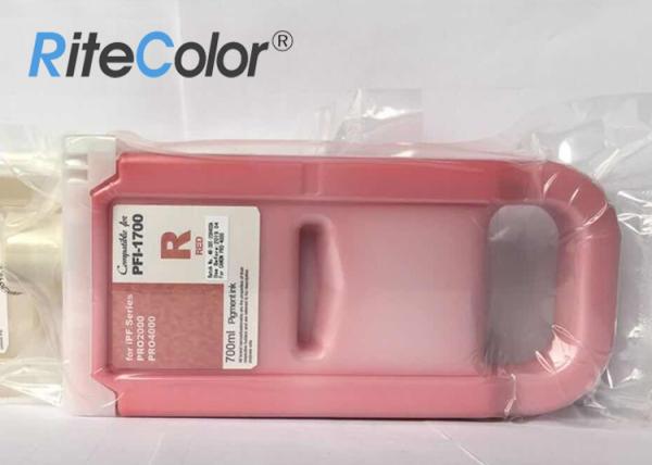 Quality Cartridge 700ML Wide Format Inks PFI 1700 Inks 12 Colors For Canon PRO4000 / PRO4000S for sale