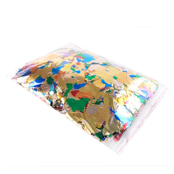 Quality BW-19 Metallic Baby Reveal 3.8cm Biodegradable Confetti Paper for sale