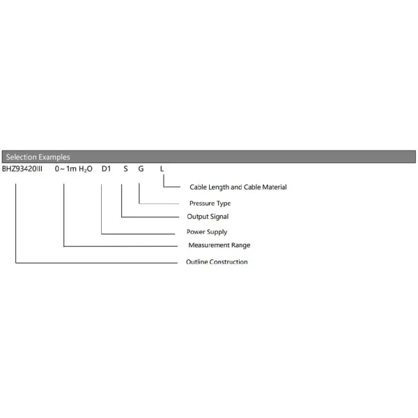 Ht BH93420-III Sereies Liquid Level Sensor Transmitter with Hart Agreement