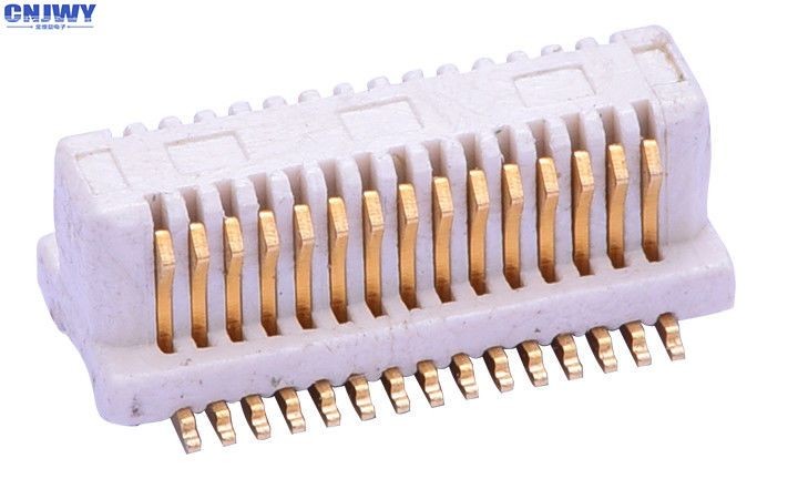 Buy cheap Vertical 30PIN PCB Board To Board Connector Pedestal Beige Phosphor Bronze Material product