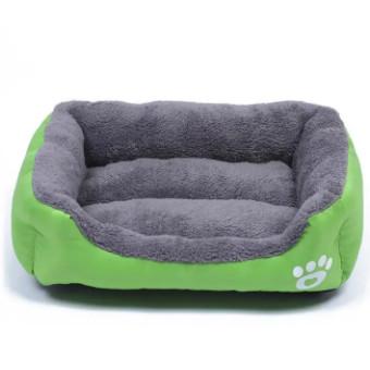 Quality Polyester Pet Crate Bed Sofa Solid Plush Dog Bed for sale
