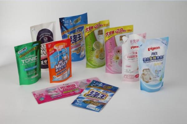 Quality Daily Chemical Flexible Packaging Pouches With Delicate Gravure Printing for sale