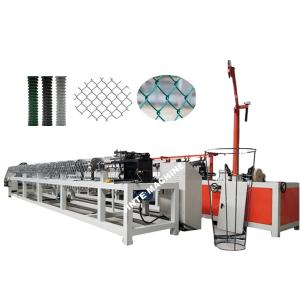 China Weaved Nets 1.8mm 3.8kw Fully Automatic Chain Link Fence Machine on sale