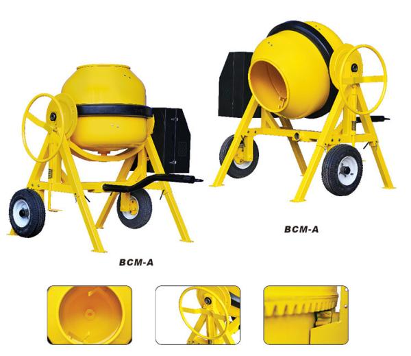 Quality Roll Portable Concrete Mixer Machine Gas Engine Round Handle 1.0mm for sale